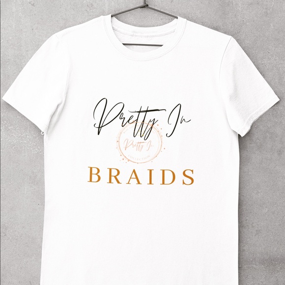 Pretty in “Braids” T-shirt - Picture 2 of 3